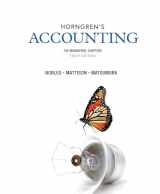 9780133117714-0133117715-Horngren's Accounting, The Managerial Chapters (10th Edition)