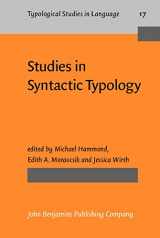 9781556190209-1556190204-Studies in Syntactic Typology (Typological Studies in Language)