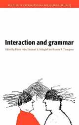 9780521552257-0521552257-Interaction and Grammar (Studies in Interactional Sociolinguistics, Series Number 13)
