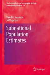 9789048189533-9048189535-Subnational Population Estimates (The Springer Series on Demographic Methods and Population Analysis, 31)