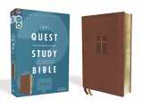 9780310450849-0310450845-NIV, Quest Study Bible, Leathersoft, Brown, Comfort Print: The Only Q and A Study Bible