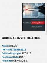 9781285862613-1285862619-Criminal Investigation