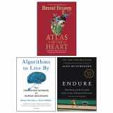 9789124194512-9124194514-Atlas of the Heart [Hardcover], Endure, Algorithms to Live By 3 Books Collection Set