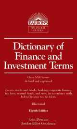 9780764143045-0764143042-Dictionary of Finance and Investment Terms (Barron's Business Dictionaries)