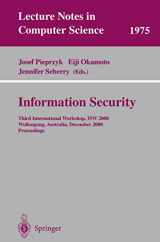 9783540414162-3540414169-Information Security: Third International Workshop, ISW 2000, Wollongong, Australia, December 20-21, 2000. Proceedings (Lecture Notes in Computer Science, 1975)