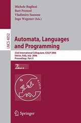 9783540359074-3540359079-Automata, Languages and Programming: 33rd International Colloquium, ICALP 2006, Venice, Italy, July 10-14, 2006, Proceedings, Part II (Lecture Notes in Computer Science, 4052)