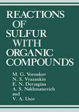 9781468406818-1468406817-Reactions of Sulfur with Organic Compounds