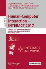 9783319676869-3319676865-Human-Computer Interaction – INTERACT 2017: 16th IFIP TC 13 International Conference, Mumbai, India, September 25–29, 2017, Proceedings, Part III (Lecture Notes in Computer Science, 10515)