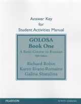 9780205149865-0205149863-SAM Answer Key for Golosa: A Basic Course in Russian, Book One