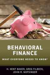 9780190868734-0190868732-Behavioral Finance: What Everyone Needs to Know®