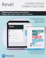 9780135248171-0135248175-Revel for Mastering Public Speaking -- Combo Access Card (9th Edition)