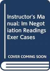 9780070593466-0070593469-Instructor's Manual: Im Negotiation Readings Exer Cases