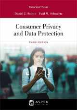9781543832594-1543832598-Consumer Privacy and Data Protection (Aspen Casebook Series)
