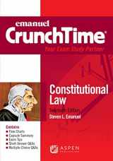 9781543846393-1543846394-Emanuel CrunchTime for Constitutional Law (Emanuel CrunchTime Series)