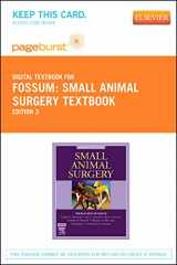 9780323093125-0323093124-Small Animal Surgery Textbook - Elsevier eBook on VitalSource (Retail Access Card)