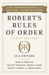 9781541736696-1541736699-Robert's Rules of Order Newly Revised, 12th edition