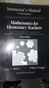 9780471368618-047136861X-Mathematics for Elementary Teachers: A Contemporary Approach 3rd Edition and 4th Edition Student Hints and Solutions Manual