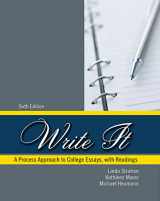 9781524924089-1524924083-Write It: A Process Approach to College Essays, with Readings