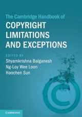 9781009293143-1009293141-The Cambridge Handbook of Copyright Limitations and Exceptions (Cambridge Law Handbooks)