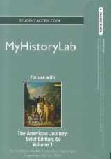 9780205180547-020518054X-The American Journey: Myhistorylab Pegasus Student Access Code Card