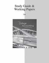 9780077430740-0077430743-Study Guide/ Working Papers for College Accounting