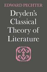 9780521136549-0521136547-Dryden's Classical Theory of Literature