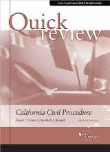 9781647083564-1647083567-Quick Review of California Civil Procedure (Quick Reviews)
