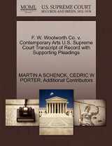9781270377849-1270377841-F. W. Woolworth Co. v. Contemporary Arts U.S. Supreme Court Transcript of Record with Supporting Pleadings