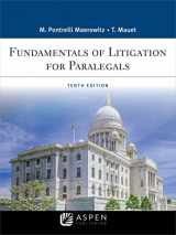 9781543801675-1543801676-Fundamentals of Litigation for Paralegals