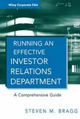 9780470630303-0470630302-Running an Effective Investor Relations Department: A Comprehensive Guide