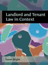 9781841137223-1841137227-Landlord and Tenant Law in Context