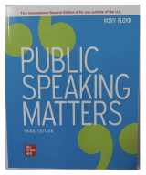 9781265192075-1265192073-Public Speaking Matters 3Rd Edition (International Edition) Textbook only