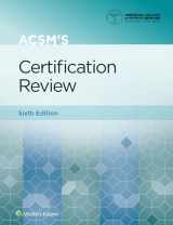 9781975161910-1975161912-ACSM's Certification Review (American College of Sports Medicine)