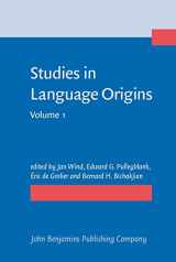 9781556190544-1556190549-Studies in Language Origins (3 Volumes)