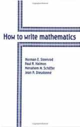9780821800553-0821800558-How to Write Mathematics