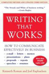 9780060956431-0060956437-Writing That Works; How to Communicate Effectively In Business