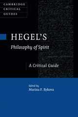 9781316646861-1316646866-Hegel's Philosophy of Spirit (Cambridge Critical Guides)