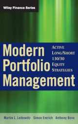 9780470398531-0470398531-Modern Portfolio Management: Active Long/Short 130/30 Equity Strategies