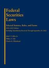 9781636599519-1636599516-Federal Securities Laws: Selected Statutes, Rules, and Forms, 2022-2023 Edition