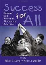 9780805838114-0805838112-Success for All: Research and Reform in Elementary Education