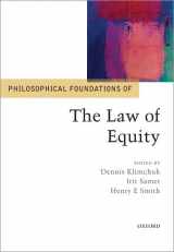 9780198817659-0198817657-Philosophical Foundations of the Law of Equity
