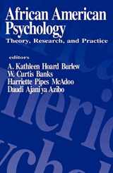 9780803947665-0803947666-African American Psychology: Theory, Research, and Practice
