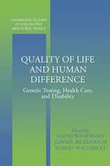 9780521539715-0521539714-Quality of Life Human Difference (Cambridge Studies in Philosophy and Public Policy)