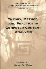 9781567505023-1567505023-Theory, Method, and Practice in Computer Content Analysis (Progress in Communication Sciences)
