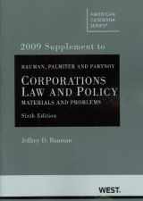 9780314205766-0314205764-Corporations: Law and Policy, Materials and Problems, 6th Edition, 2009 Supplement