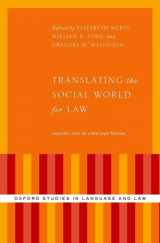 9780199990559-0199990557-Translating the Social World for Law: Linguistic Tools for a New Legal Realism (Oxford Studies in Language and Law)