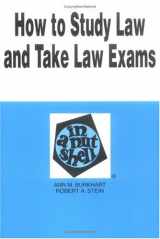 9780314065964-0314065962-How to Study the Law and Take Law Exams (Nutshell Series)