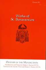 9781576591598-157659159X-Defense of the Mendicants: Works of St. Bonaventure, Volume XV