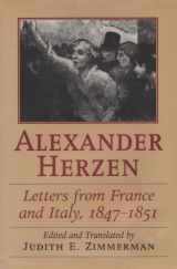 9780822938903-0822938901-Letters from France and Italy, 1847-1851 (Russian and East European Studies)