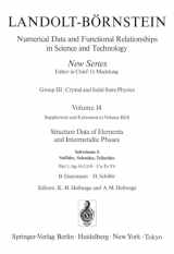 9783540154112-3540154116-Ag-Al-Cd-S ... Cu-Te-Yb (Landolt-Börnstein: Numerical Data and Functional Relationships in Science and Technology - New Series, 14b1)